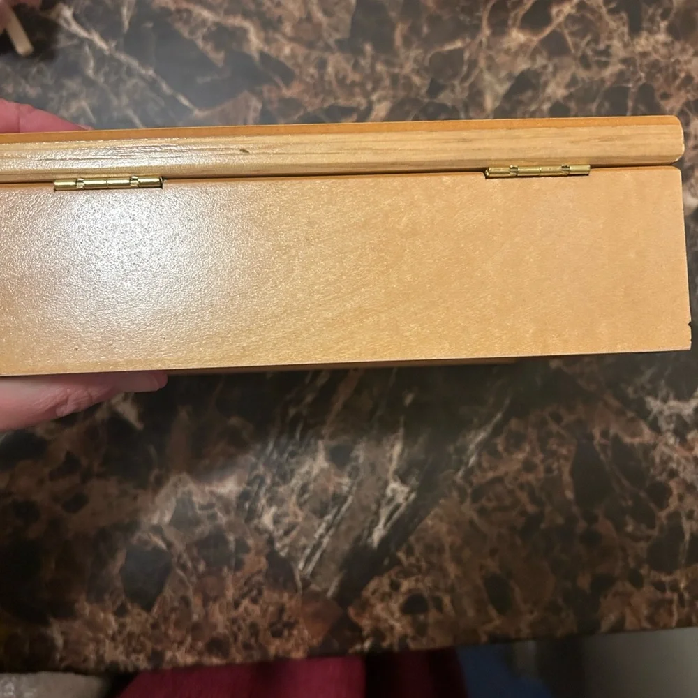 Engraved wooden picture frame,  Jewelry box combo with  Mother themed text